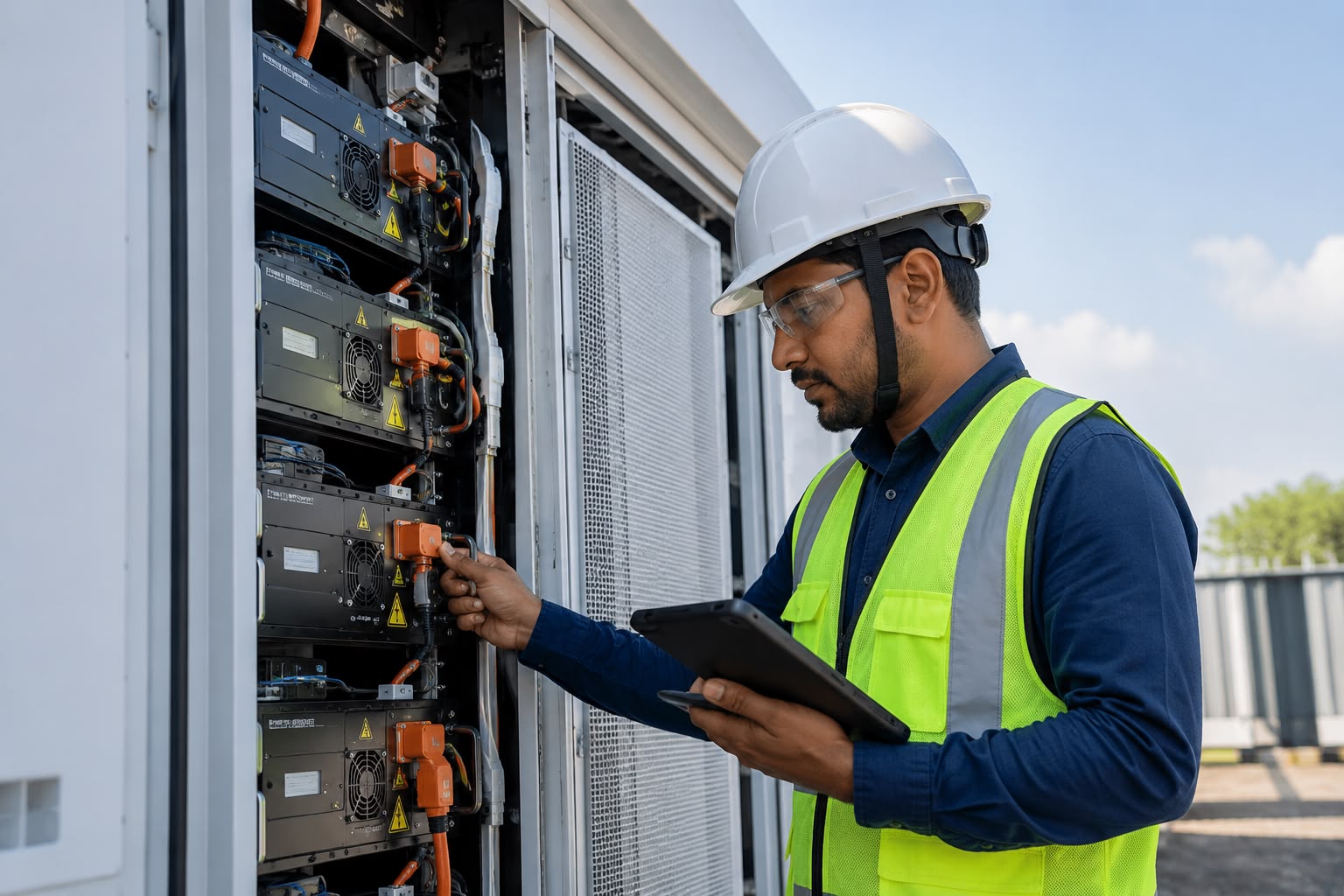 Power quality monitoring panel